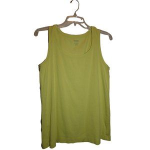 Women's Yellow Tank Top, Chico's Brand, Size Large